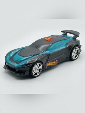 Hot Wheels 2019 Mattel Just Play Lights  Sounds Hyper Racer Toy Car Grey Teal